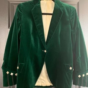 The Scotch House Vintage Formal Velvet Clan Blazer